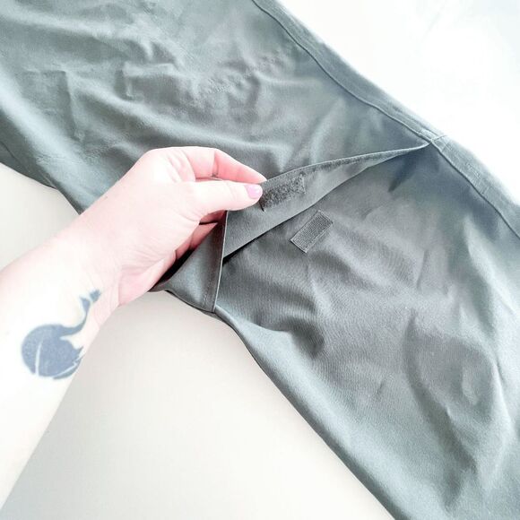 Avia Mens Cargo Pants Adventure Clothing Side Pockets Dark Green Large - Picture 6 of 14